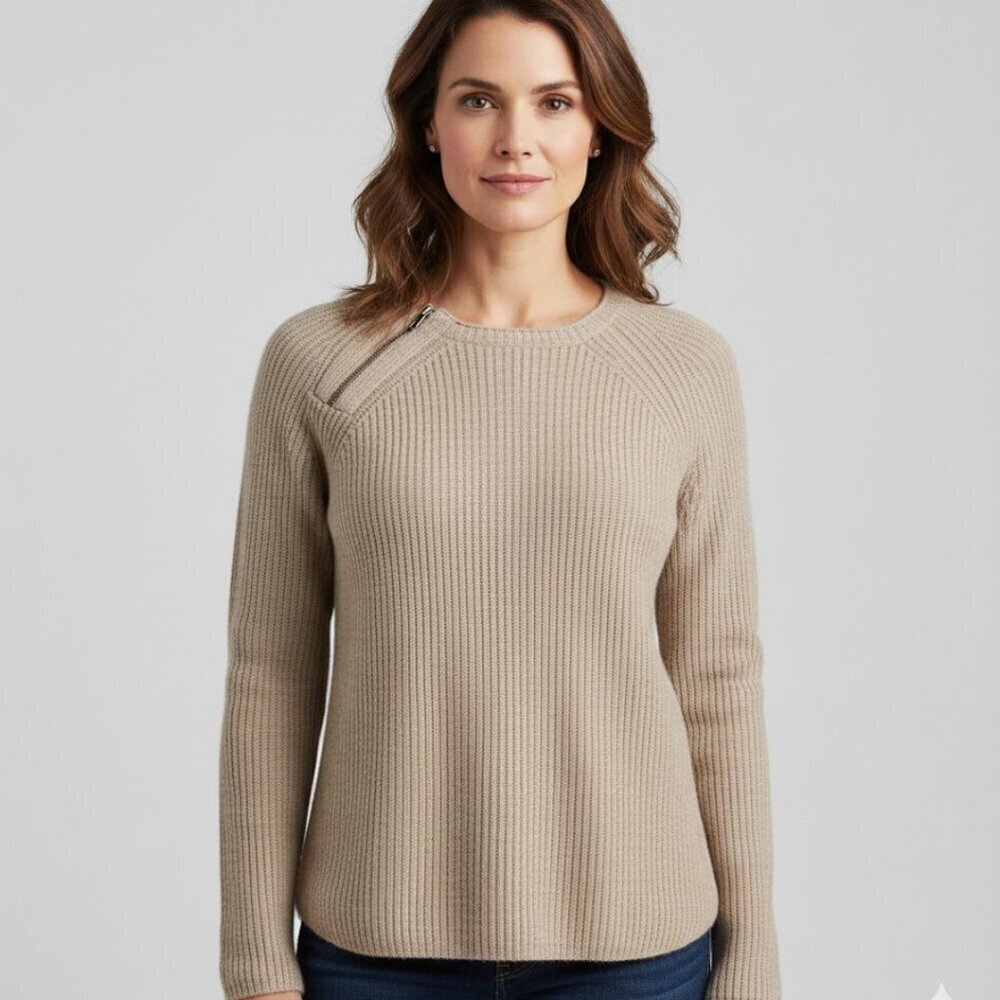 Eileen Fisher Women's Wool Yak Size Small Brown